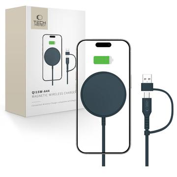 Tech-Protect QI15W-A44 MagSafe Wireless Charger 15W - Navy Blue