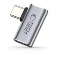 Tech-Protect UltraBoost AA01 Right-Angle USB-C Adapter - 40Gbps - Grey