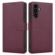 Samsung Galaxy A57 Tech-Protect Wallet Case W. Magnet & Stand - Mulberry