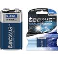 Tecxus 6LR61/9V Alkaline Block Battery