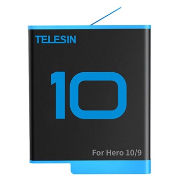 Telesin GP-BTR-901 GoPro Hero10 Black, Hero9 Black Battery - 1750mAh