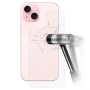 iPhone 15 Tempered Glass Back Cover Protector - 9H - Clear