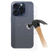 iPhone 15 Pro Max Tempered Glass Back Cover Protector - 9H - Clear
