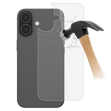 iPhone 17 Tempered Glass Back Cover Protector - 9H - Clear