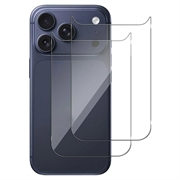 iPhone 18 Pro Max Tempered Glass Back Cover Protector - 9H - 2 Pcs. - Clear