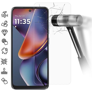 Motorola Moto G (2025) Tempered Glass Screen Protector - 9H - Case Friendly - Transparent