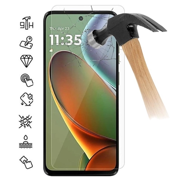 Motorola Moto G15 Power Tempered Glass Screen Protector - 9H - Case Friendly - Transparent