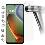 Motorola Moto G15 Tempered Glass Screen Protector - 9H - Case Friendly - Transparent