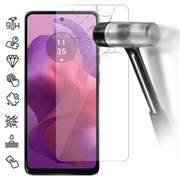 Motorola Moto G24 Tempered Glass Screen Protector - 9H - Case Friendly - Clear