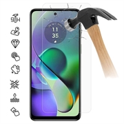Motorola Moto G54 Tempered Glass Screen Protector - 9H - Case Friendly - Clear