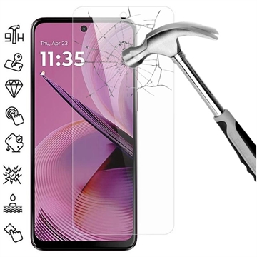 Motorola Moto G55 Tempered Glass Screen Protector - 9H - Case Friendly - Transparent