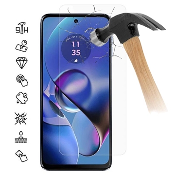 Motorola Moto G64 Tempered Glass Screen Protector - 9H, 0.3mm - Case Friendly  - Clear