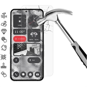 Nothing Phone (2a)/(2a) Plus Tempered Glass Screen Protector - 9H - Case Friendly - Clear
