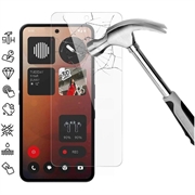 Nothing Phone (3a) Tempered Glass Screen Protector - 9H - Case Friendly - Transparent