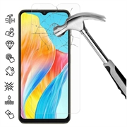 Oppo A18 Tempered Glass Screen Protector - 9H - Case Friendly - Clear