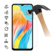 Oppo A38 Tempered Glass Screen Protector - 9H, 0.3mm - Case Friendly  - Clear