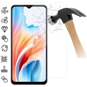 Oppo A59 Tempered Glass Screen Protector - 9H - Case Friendly - Clear