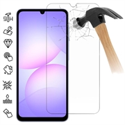 Samsung Galaxy A07s Tempered Glass Screen Protector - 9H - Case Friendly - Transparent