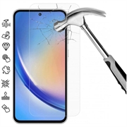 Samsung Galaxy A35 Tempered Glass Screen Protector - 9H - Case Friendly - Clear