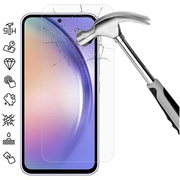 Samsung Galaxy A55 Tempered Glass Screen Protector - 9H - Case Friendly - Clear