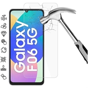 Samsung Galaxy F06 5G Tempered Glass Screen Protector - 9H - Case Friendly - Transparent
