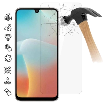 Samsung Galaxy M16/F16 Tempered Glass Screen Protector - 9H - Case Friendly - Transparent