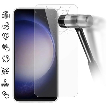 Samsung Galaxy S23 FE Tempered Glass Screen Protector - 9H - Case Friendly - Clear