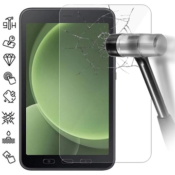 Samsung Galaxy Tab Active5 Tempered Glass Screen Protector - 9H - Case Friendly - Clear