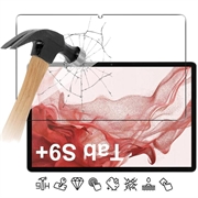 Samsung Galaxy Tab S9+/S8+ Tempered Glass Screen Protector - 9H - Case Friendly - Clear