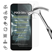 Xiaomi Poco C85x Tempered Glass Screen Protector - 9H - Case Friendly - Transparent