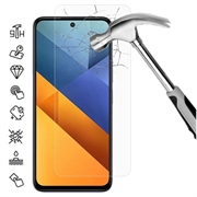 Xiaomi Poco M6 4G Tempered Glass Screen Protector - 9H - Case Friendly - Transparent