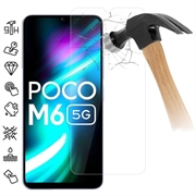 Xiaomi Poco M6 Tempered Glass Screen Protector - 9H - Case Friendly - Clear
