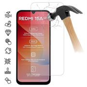 Xiaomi Redmi 15a Tempered Glass Screen Protector - 9H - Case Friendly - Transparent