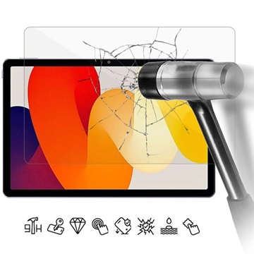 Xiaomi Redmi Pad SE Tempered Glass Screen Protector - 9H - Case Friendly - Clear