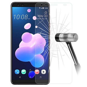 HTC U12+ Tempered Glass Screen Protector - 9H, 0.3mm - Clear