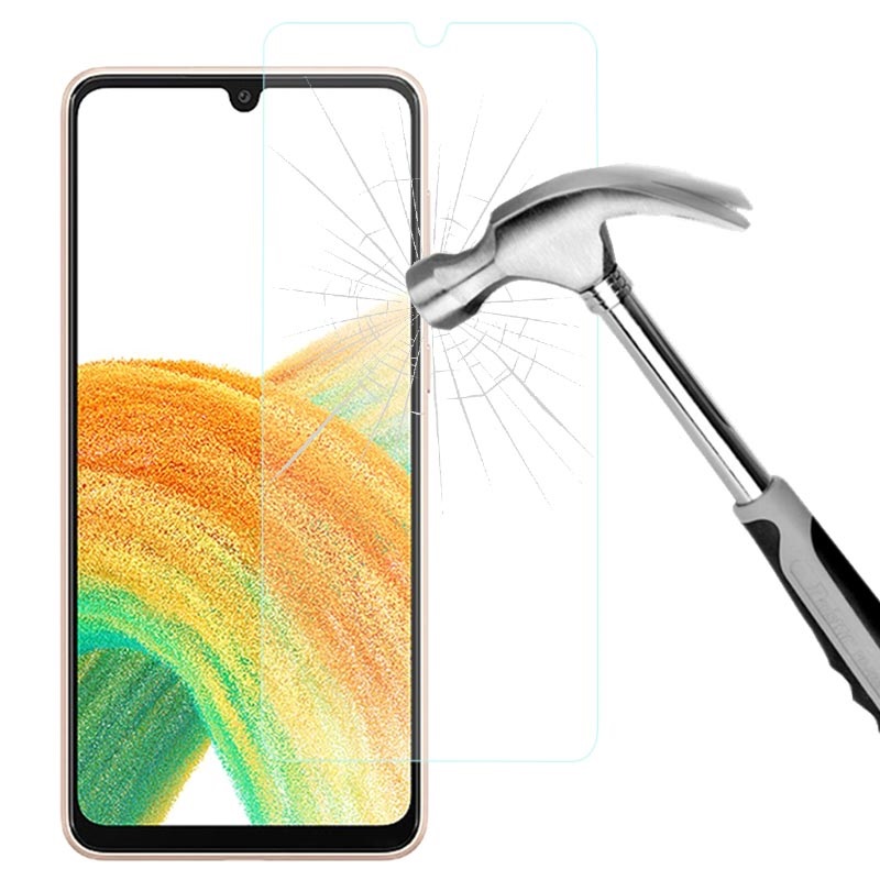 3D Tempered Glass Samsung Galaxy A33 5G - Vitre de protection d'écran  intégrale verre trempé avec bords noirs - Acheter sur PhoneLook