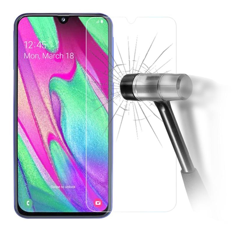 Protection d'écran Samsung Galaxy A40 Olixar en verre trempé 9H