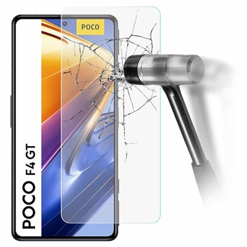 Xiaomi Poco F4 GT Tempered Glass Screen Protector - 9H, 0.3mm - Clear