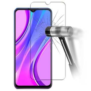 Xiaomi Redmi 9 Tempered Glass Screen Protector - 9H, 0.3mm - Clear