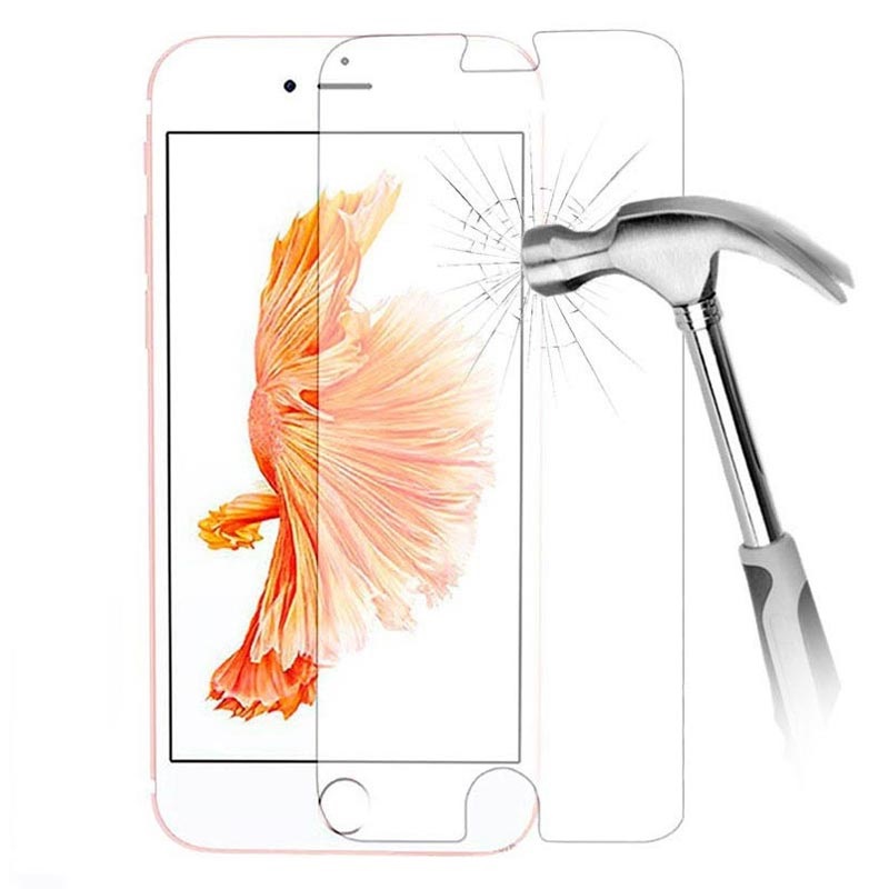 criticus leg uit Opgewonden zijn iPhone 7 / iPhone 8 Tempered Glass Screen Protector - 9H, 0.3mm - Crystal  Clear