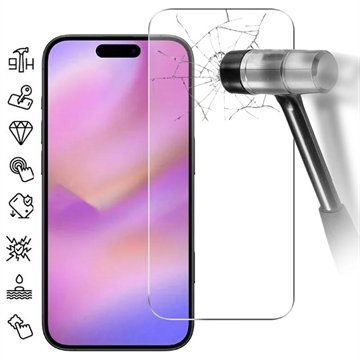 iPhone 17 Pro Max Tempered Glass Screen Protector - 9H - Case Friendly - Transparent