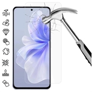 vivo S18e Tempered Glass Screen Protector - 9H - Case Friendly - Clear