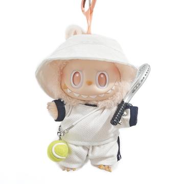 Tennis Outfit for Labubu Doll 17cm - 5 Pcs. - White