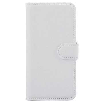 Samsung Galaxy S6 Textured Wallet Case - White