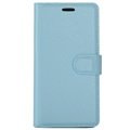 Huawei P10 Textured Wallet Case - Blue