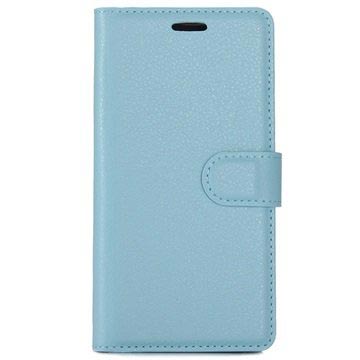 Huawei P10 Textured Wallet Case - Blue