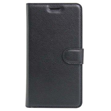 Huawei Honor 8 Textured Wallet Case - Black