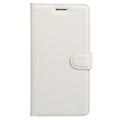 Huawei Honor 8 Textured Wallet Case - White