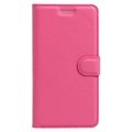 iPhone 7/8/SE (2020)/SE (2022) Textured Wallet Case - Hot Pink