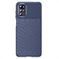 Thunder Series Motorola Moto G22 TPU Case - Blue